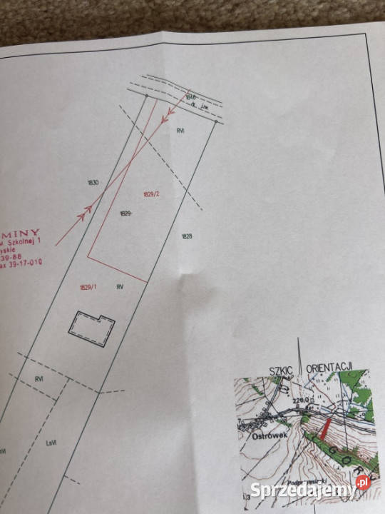 Działka na sprzedaż Oleszno 2040m2