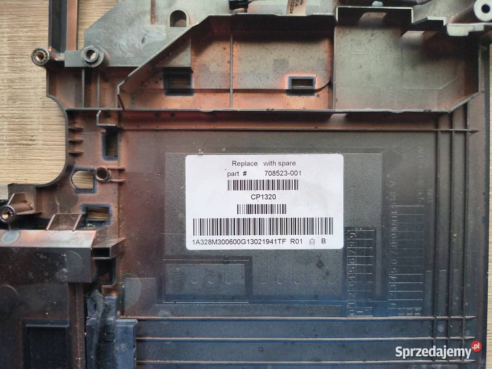 HP 650 Obudowa Dolna Kabel DC kabel SATA Bolesław