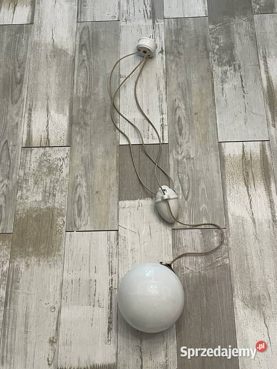 Stara lampa wisząca kuchenna z przeciwwagą Antyki, Sztuka, Kolekcje
