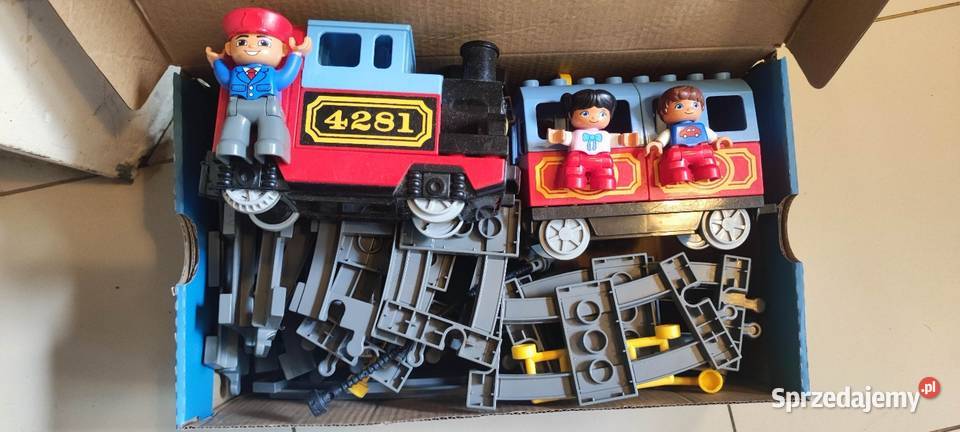 Pociąg ciuchcia LEGO Duplo używane na baterie Wrocław sprzedam