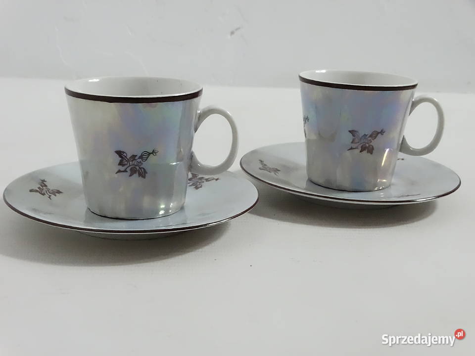 Kolekcjonerskie filiżanki do espresso piękna lubelskie