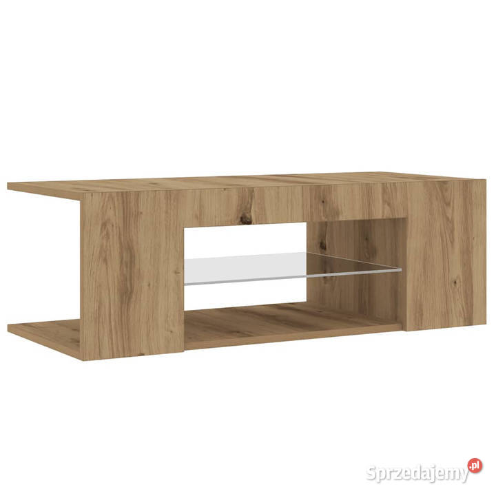 Szafka pod TV z oświetleniem LED dąb artisan Warszawa