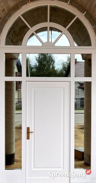Drzwi DŁUGOSZ zewnętrzne łukowe naświetla Budowa opolskie Opole