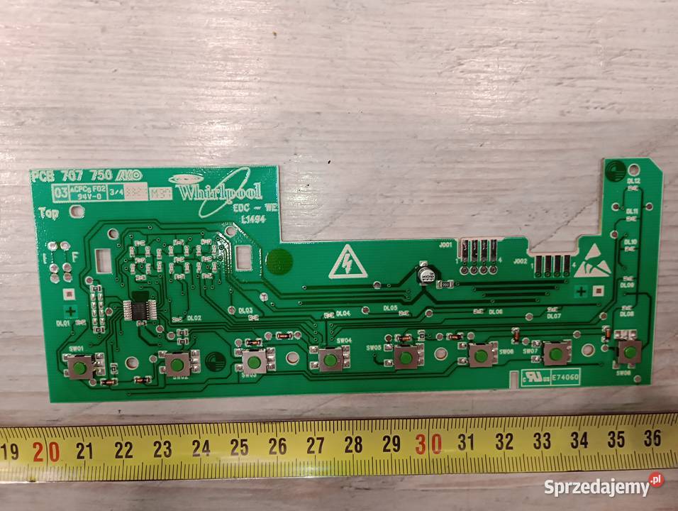 Pralka Whirpool moduł sterujący Polska