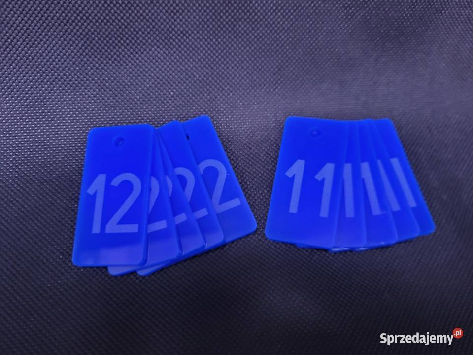 numerki szatniowe numery do szatni pleksi grawer Radwanice