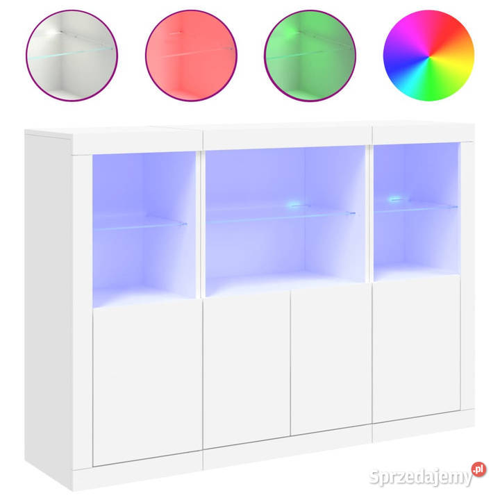 Szafki z oświetleniem LED 3 białe WM3209107 Warszawa