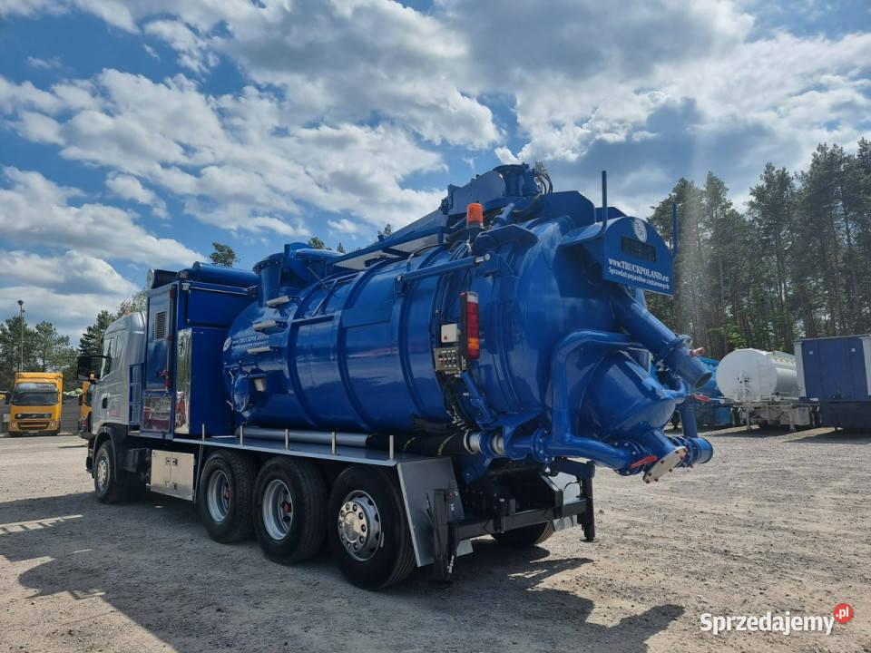 Scania V8 480 EuroVacman Ładowarka próżniowa świętokrzyskie Daleszyce