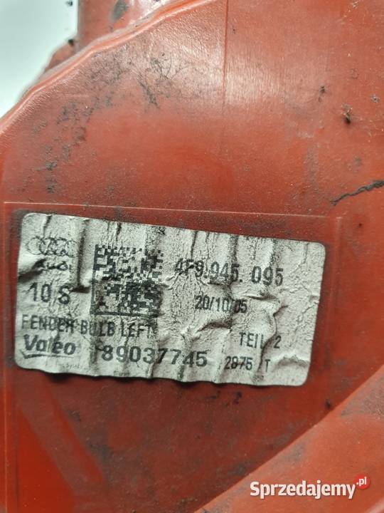 LAMPA LEWY TYŁ W BŁOTNIK AUDI A6 C6 4F9945095 śląskie