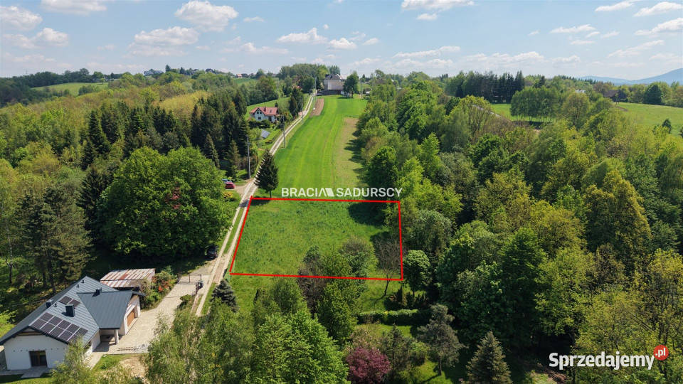 Ogłoszenie grunt 1689 metrów Myślenice 43.5m małopolskie