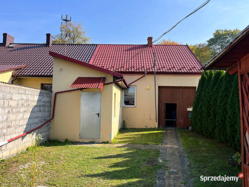 Dom parterowy 42m2 działka 800m2 Gliniany