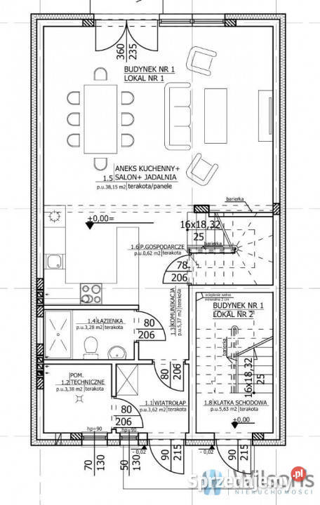sprzedaży domu bliźniaka 107m2 Łoziska 9336zł/m2