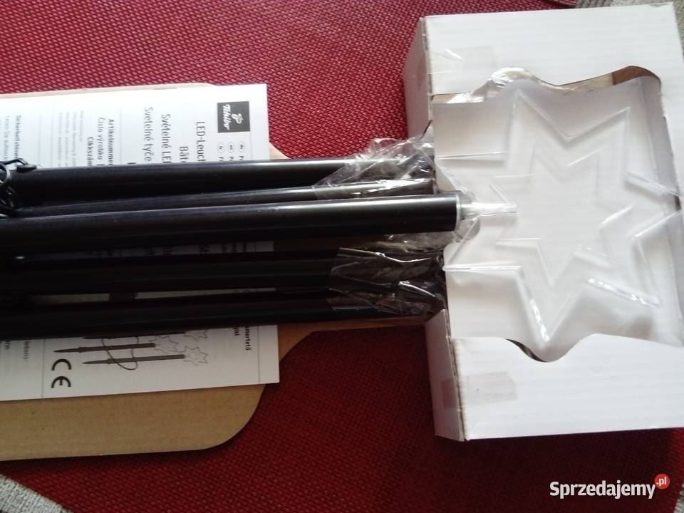 Świetliki LED w formie gwiazdek na drążkach 5 Oświetlenie sprzedam