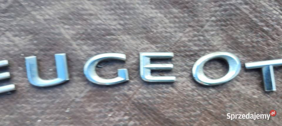 EMBLEMAT ZNACZEK NAPIS KLAPY TYLNEJ PEUGEOT 508 śląskie Ruda Śląska