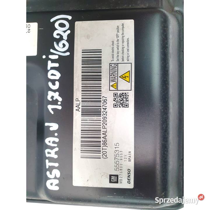 STEROWNIK SILNIKA Opel Astra J 17 CDTI 55575315