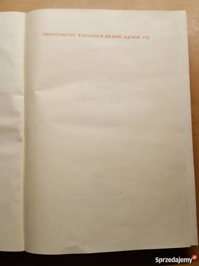 KSIĄŻKA Dzieła wybrane Marks Engels tom II z Złotniki