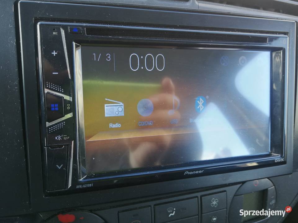 Radio Pioneer AVHG210BT z dodatkowym ekranem na Pioneer Działdowo