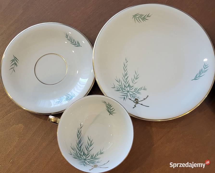 MitterteichBawaria serwis do herbaty 6 osób Porcelana i szkło Szczecin