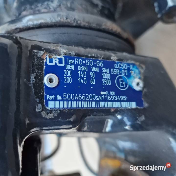 HAK HOLOWNICZY ZACZEP SPRZĘG ROCKINGER FI50 C50X Trzciel