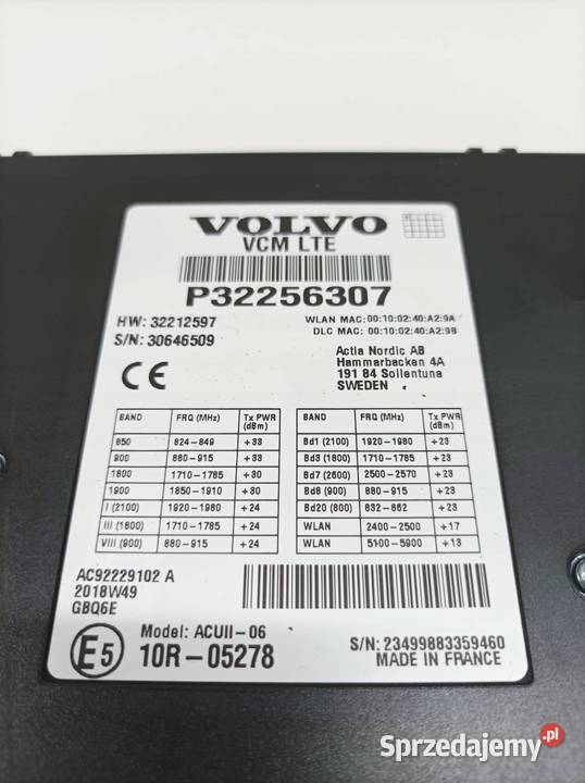 MODUŁ P32256307 31450445 Volvo V60 II 2018