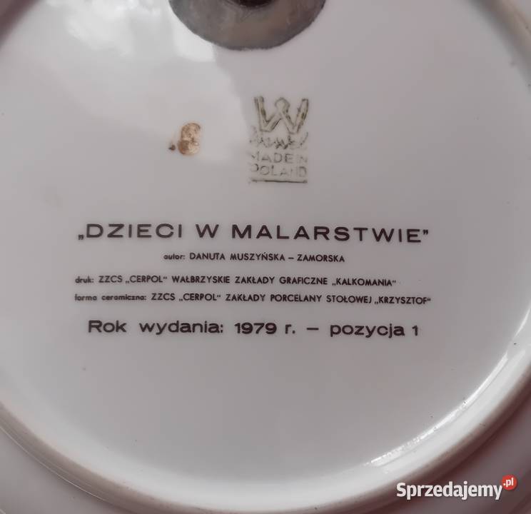 Talerzyk Wawel seria Dzieci w malarstwie D