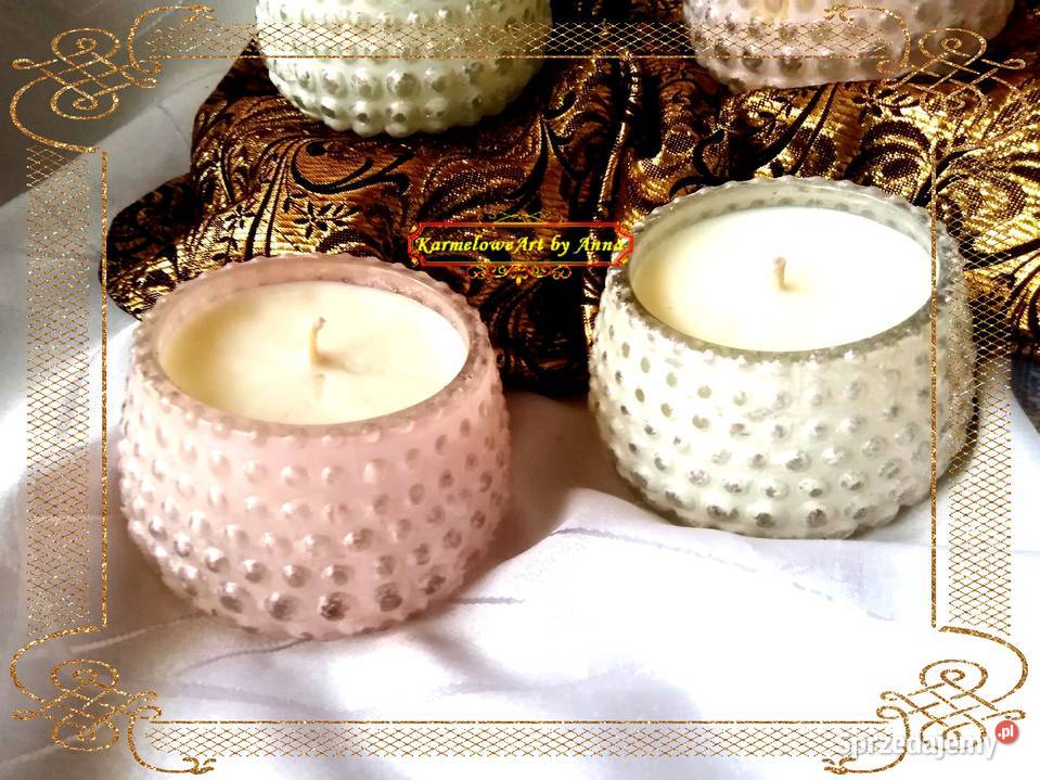 Świece candles sojowe naturalne zapachowe