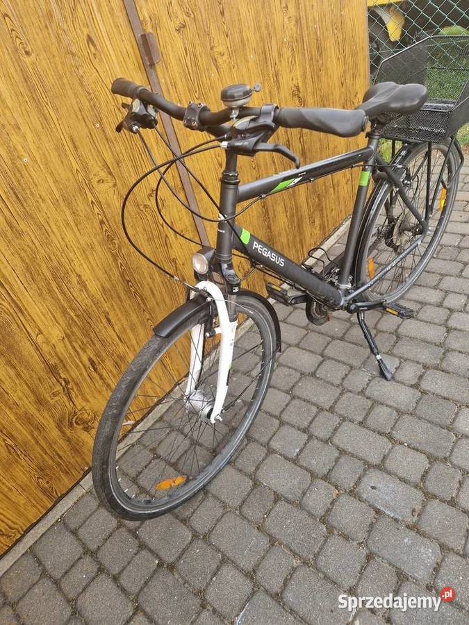 Rower trekkingowy PEGASUS Zadbany z koszykiem Bolesławiec
