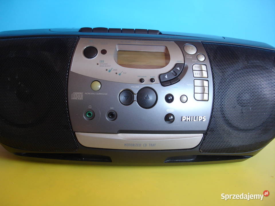 Radiomagnetofon z CD PHILIPS AZ1508 Radioodtwarzacze Zielona Góra sprzedam