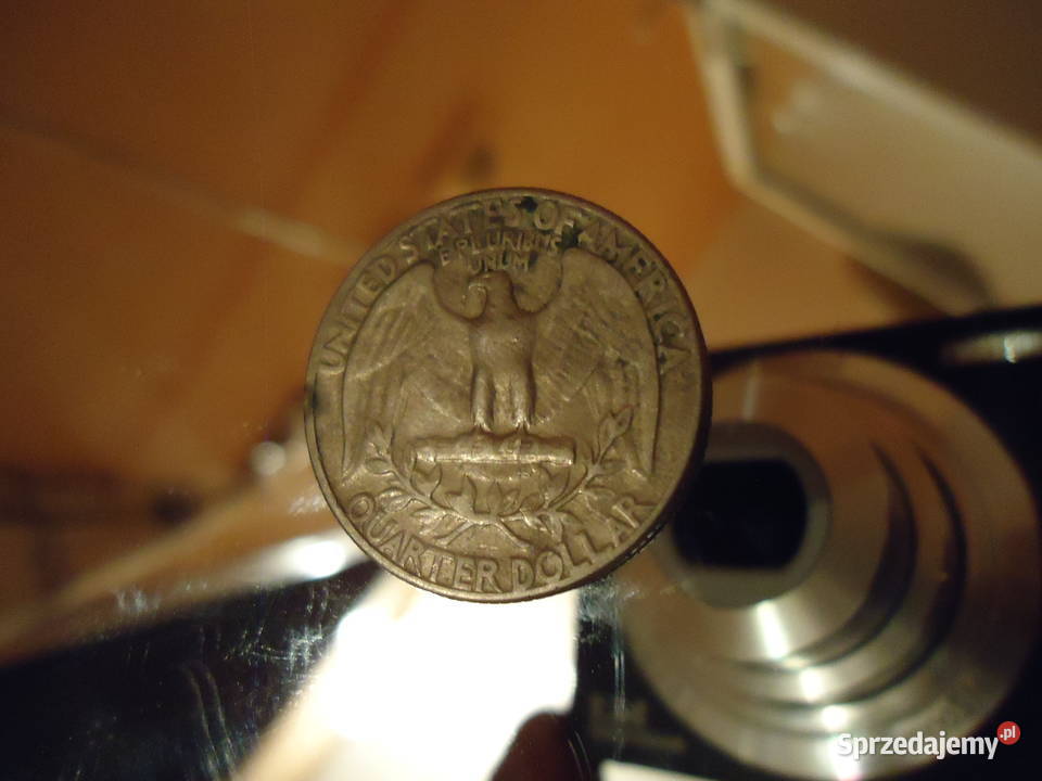 Moneta Quarter Dollar 1967r z błędem menniczym Piekary Śląskie