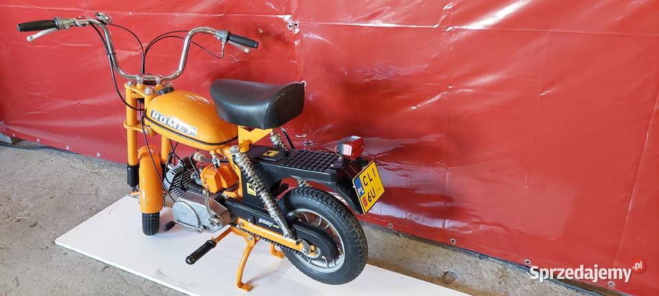 Motorynka Romet perfekcyjna pony pomarańczowa 6km sprzedam