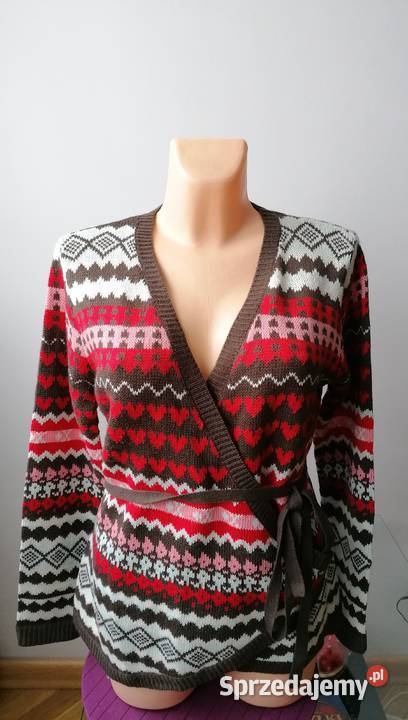 DAMSKI SWETER RAINBOW COLLECTION WIĄZANY NA różowy łódzkie Łódź