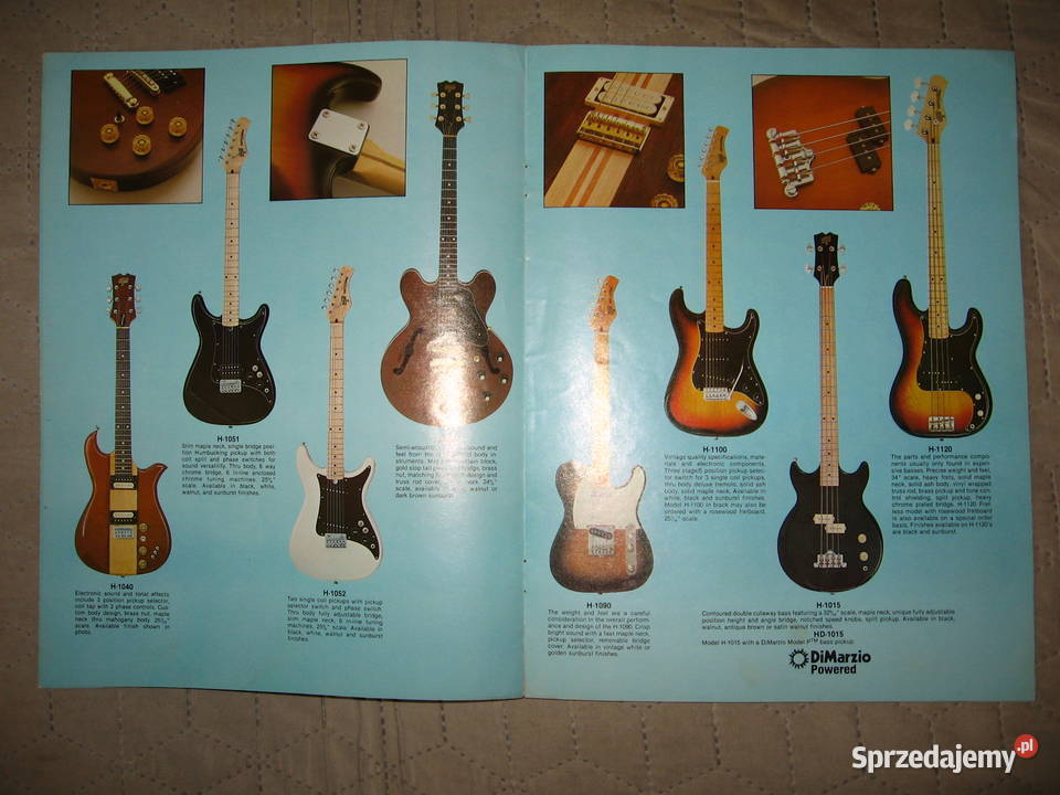 Hondo II 198081 Catalog katalog gitar Instrumenty Kępice