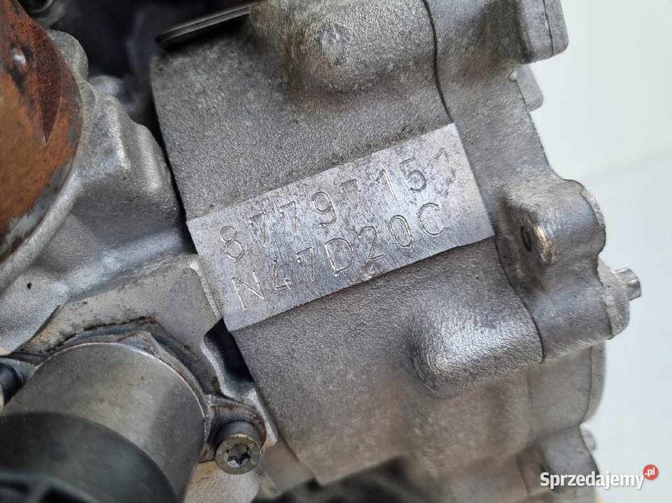 SILNIK KOMPL BMW E81 E87 E88 20 D DIESEL wtryski Chełm