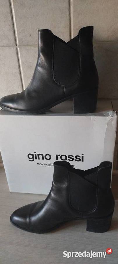 Buty damskie botki czarne Gino Rossi Lublin sprzedam