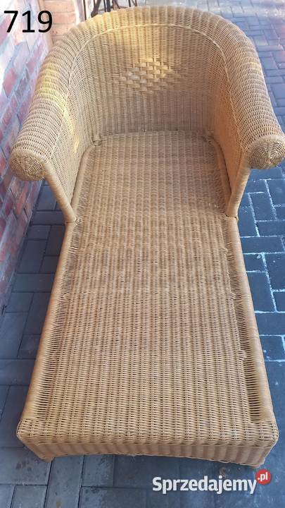 Leżanka wiklinowa rattanowa Szezlong Meble 160cm Gawroniec