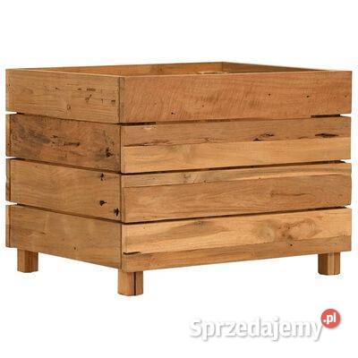 vidaXL Podwyższona donica 50x40x38 drewno tekowe mazowieckie Warszawa