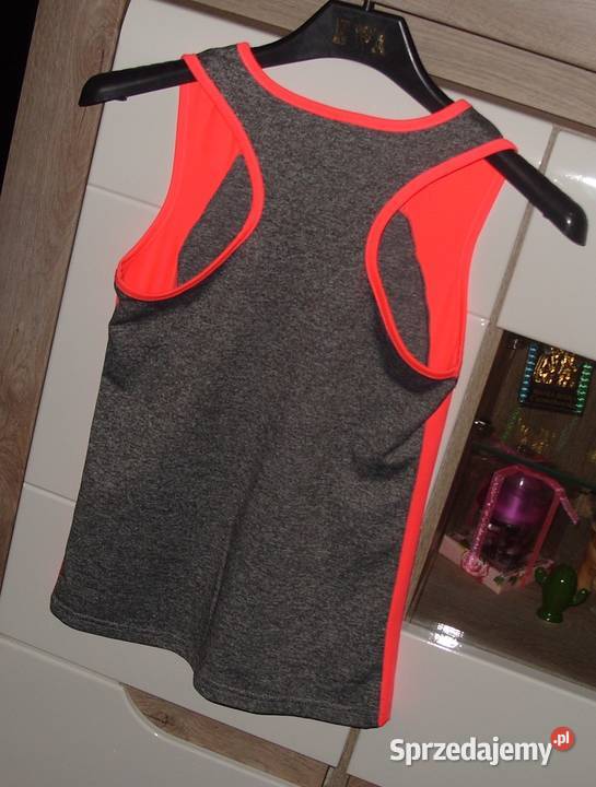 TXM Fajna Szaro Różowa Bokserka top r152 Rawicz