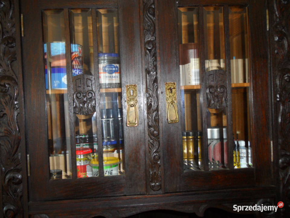 Kredens dębowy Secesja Meble Lublin sprzedam