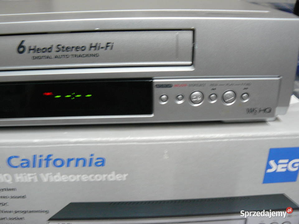 Magnetowid AEG 6 głowicowy z pilotem Nowa Sól