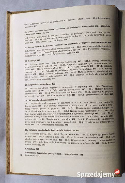 GENETYKA ZWIERZĄT i METODY HODOWLANE Maciejowski twarda Książki naukowe i popularnonaukowe Hajnówka