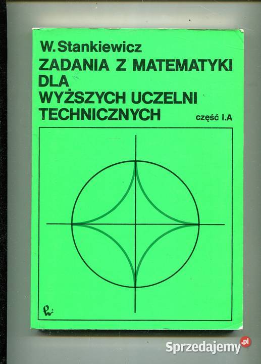 Zadania z matematyki wyższych uczelni Szczecin