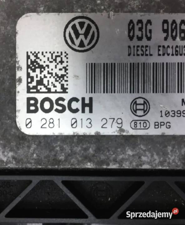 KOMPUTER STEROWNIK SILNIKA SEAT LEON II 2 19 TDI Komputery Części samochodowe Działoszyce