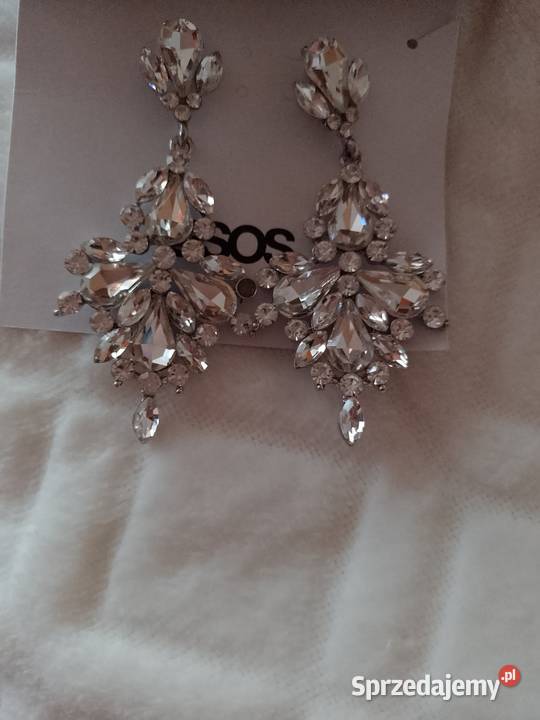 ASOS Długie bogato zdobione kolczyki z Londynu Kraków sprzedam