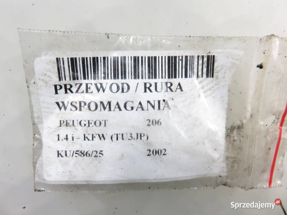 PRZEWÓD WSPOMAGANIA PEUGEOT 206 14 9638222480