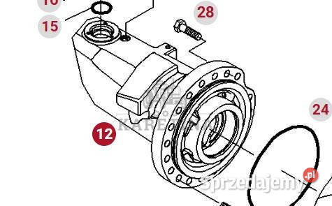 Fendt 414 415 512 513 712 712 S4 Łuk Osi Obudowa Rolnictwo Jastrzębniki sprzedam