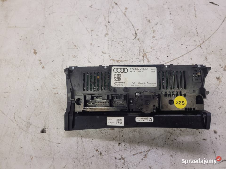 PANEL KLIMATRONIK AUDI A4 A5 Q5 8K2820043AD UK