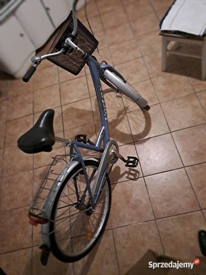 Rower damka z koszyczkiem śląskie