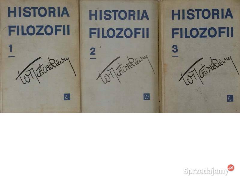 historia filozofii 3 tomy Tatarkiewicz Kruszwica