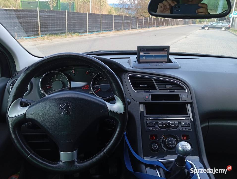Peugeot 5008 2010 7 osobowy welurowa tapicerka Świdnik