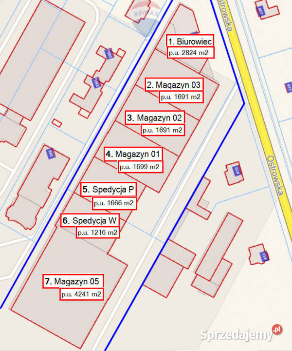 Duży obiekt wielofunkcyjny w świetnej