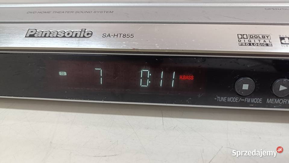 PANASONIC SAHT855 Amplituner z DVD Bez pilota Poznań